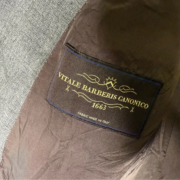 Suitsupply Lazio Men’s Grey Wool Blazer Size 46 Slim Fit - Picture 8 of 9